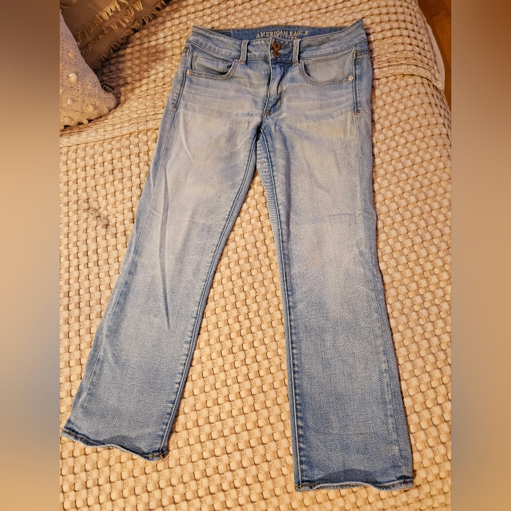 AE Mid-rise Artist Crop Denim